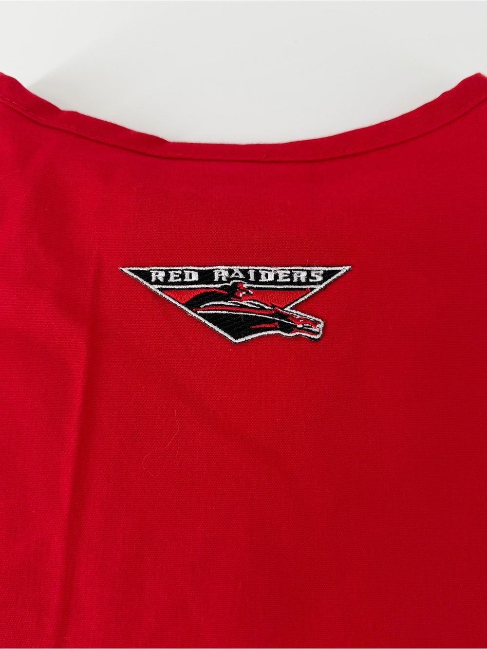 NWT Landau Texas Tech Kids Scrubs Set Size 8/10 Red Raiders Youth V-Neck Pants - Picture 5 of 16